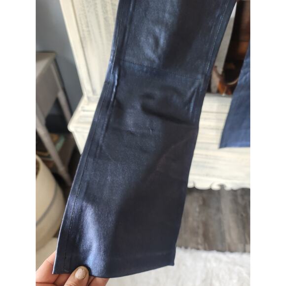NWT Walter Baker Lori Edition Blue Leather Pants - Medium - Picture 4 of 5